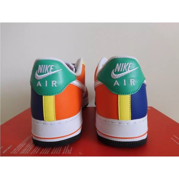 Nike Air Force 1 07 LV8 "Multi Color" University Red-White Sz 15 [FN6840-657] - Picture 4 of 4